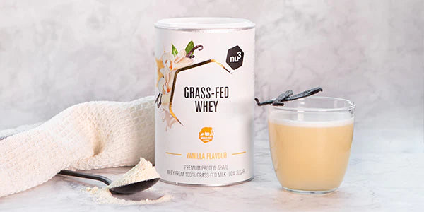 nu3 Grass-Fed Whey, isolat de whey chocolat-vanille