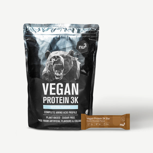 nu3 Vegan Protein 3K + Vegan Protein 3K Bar